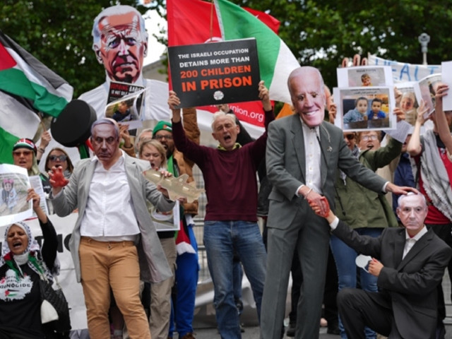 protesters rally outside ireland s parliament